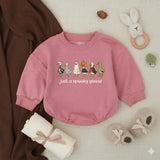 Just a Spooky Goose Halloween Sweatshirt for Matching Family Outfits, Cute Fall Pumpkin Patch Shirts, Cozy Parent-Child Sweaters