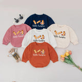 Little Lumpia Baby Romper with Cute Smiling Cartoon Spring Outfit Filipino Food Bodysuit Newborn Gift for Baby Shower or Coming Home