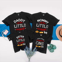 Little Nugget First Birthday Shirt, Custom Matching Family Outfits, Funny Party Clothes with Cow Print, Chicken Nugget Graphics, Baby Gift