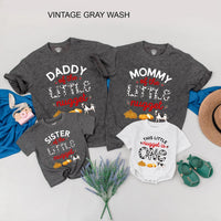 Little Nugget First Birthday Shirt, Custom Matching Family Outfits, Funny Party Clothes with Cow Print, Chicken Nugget Graphics, Baby Gift