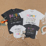 Little Wildflower Matching Family Birthday Shirts Custom Floral 1st Birthday Outfit Boho Wild One Clothes Baby Girl Gift Celebration