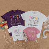 Little Wildflower Matching Family Birthday Shirts Custom Floral 1st Birthday Outfit Boho Wild One Clothes Baby Girl Gift Celebration