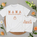 Mama Loves Her Pumpkin and Mama's Pumpkin Matching Fall Shirts Cozy Family Outfit for Mom and Baby Thanksgiving Gift Cotton Comfort