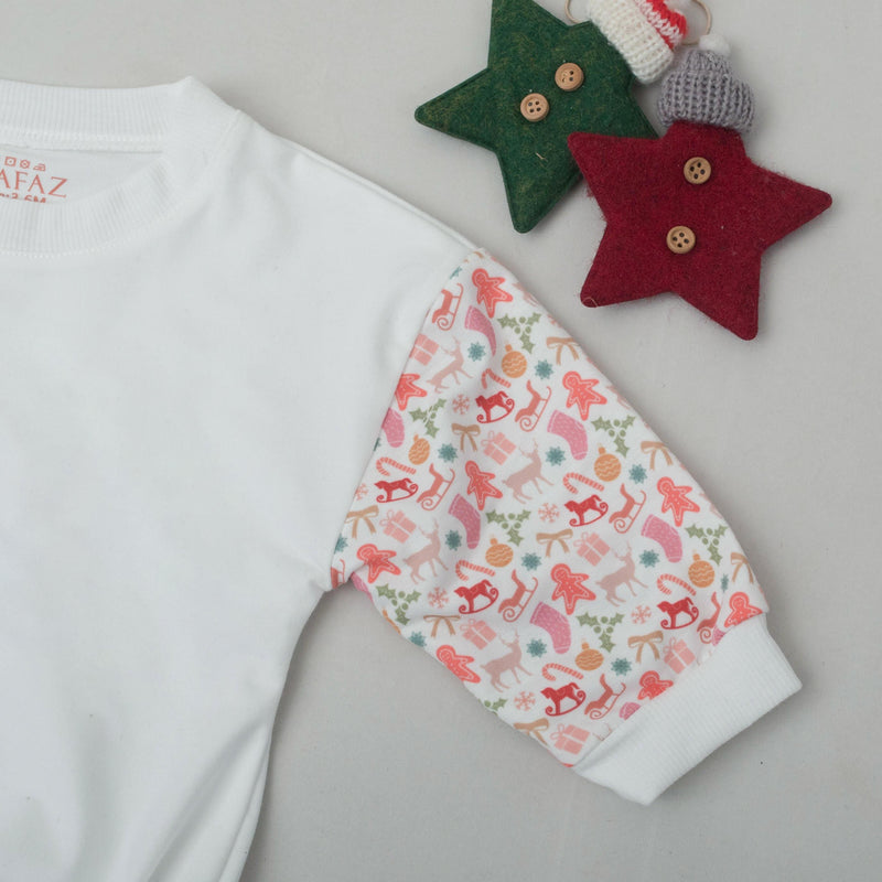Mama and Mini Claus Matching Christmas Sweatshirts, Custom Holiday Outfit for Mom and Baby, Soft Cotton Family Sweater, Perfect Baby Gift