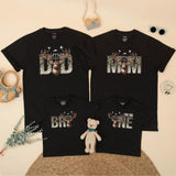 Matching Family Deer Hunting Birthday Shirts The Big One Outfit Mom Dad Camo Antler Design Wild One Party Gift for Baby Toddler Kids