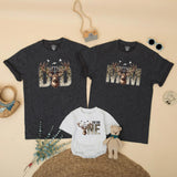 Matching Family Deer Hunting Birthday Shirts The Big One Outfit Mom Dad Camo Antler Design Wild One Party Gift for Baby Toddler Kids