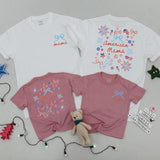 Custom Matching American Mama and Mini 4th of July Outfits, Patriotic Cotton Family Shirts for Baby, Toddler, and Mom, Holiday Gift Set