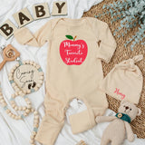 Mommy’s Favorite Student Baby Bodysuit Custom Teacher Gift Apple Design Infant Clothes Perfect for Baby Shower Birthday Outfit