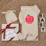 Mommy’s Favorite Student Baby Bodysuit Custom Teacher Gift Apple Design Infant Clothes Perfect for Baby Shower Birthday Outfit