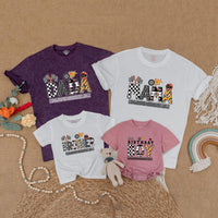 Monster Truck Birthday Matching Family Shirts Race Car Party Outfits Custom Dada Mama Brother Baby Boy 1st Birthday Gift Fun Design