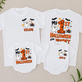 My 1st Halloween Matching Family Outfit Custom Baby Romper Spooky Ghost Bat Design Fun Party Gift for Mom Dad Infant Celebration