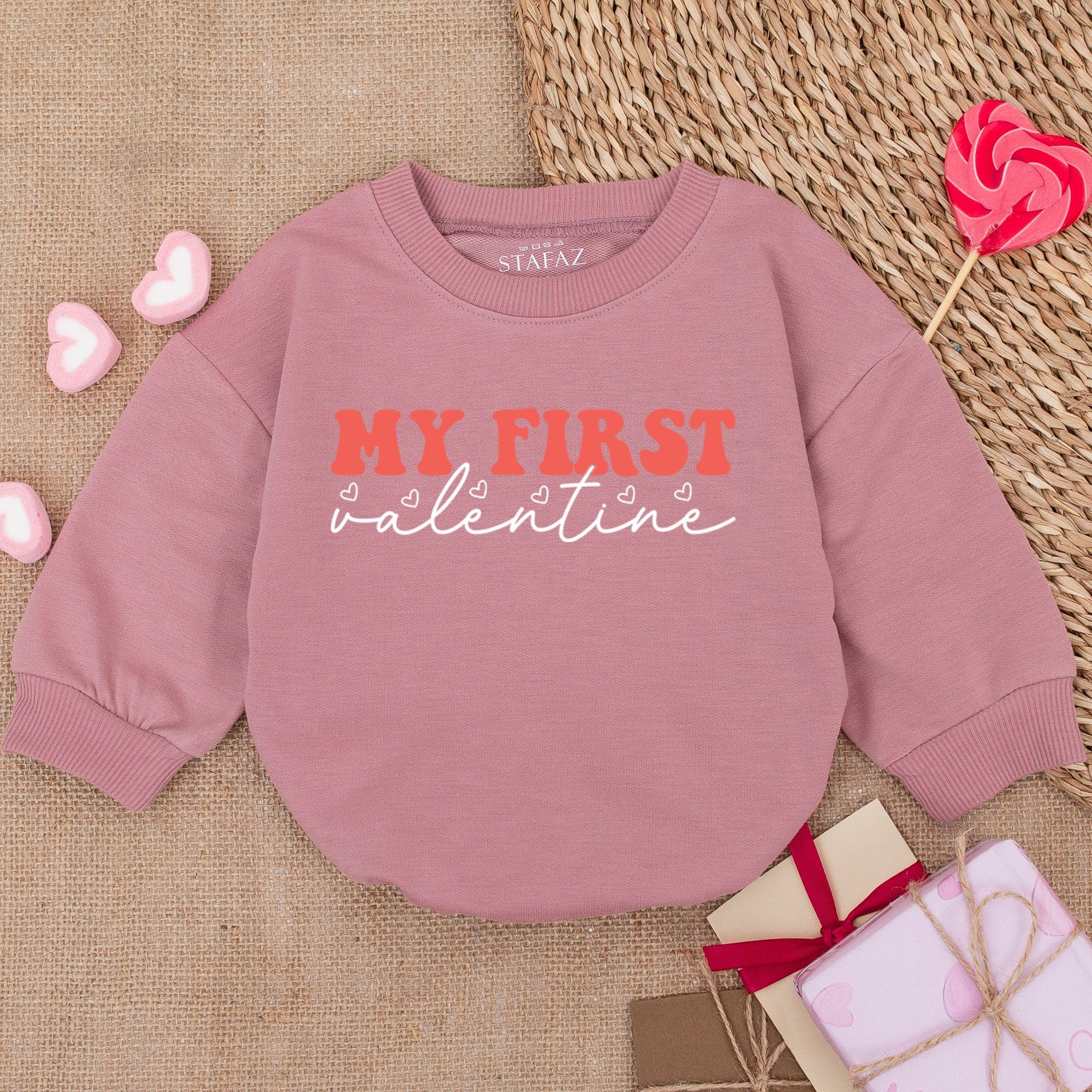 My First Valentine Baby Romper Red and Black Cute Valentines Day Outfit Soft Cotton Infant Girl Bodysuit Holiday Celebration Apparel
