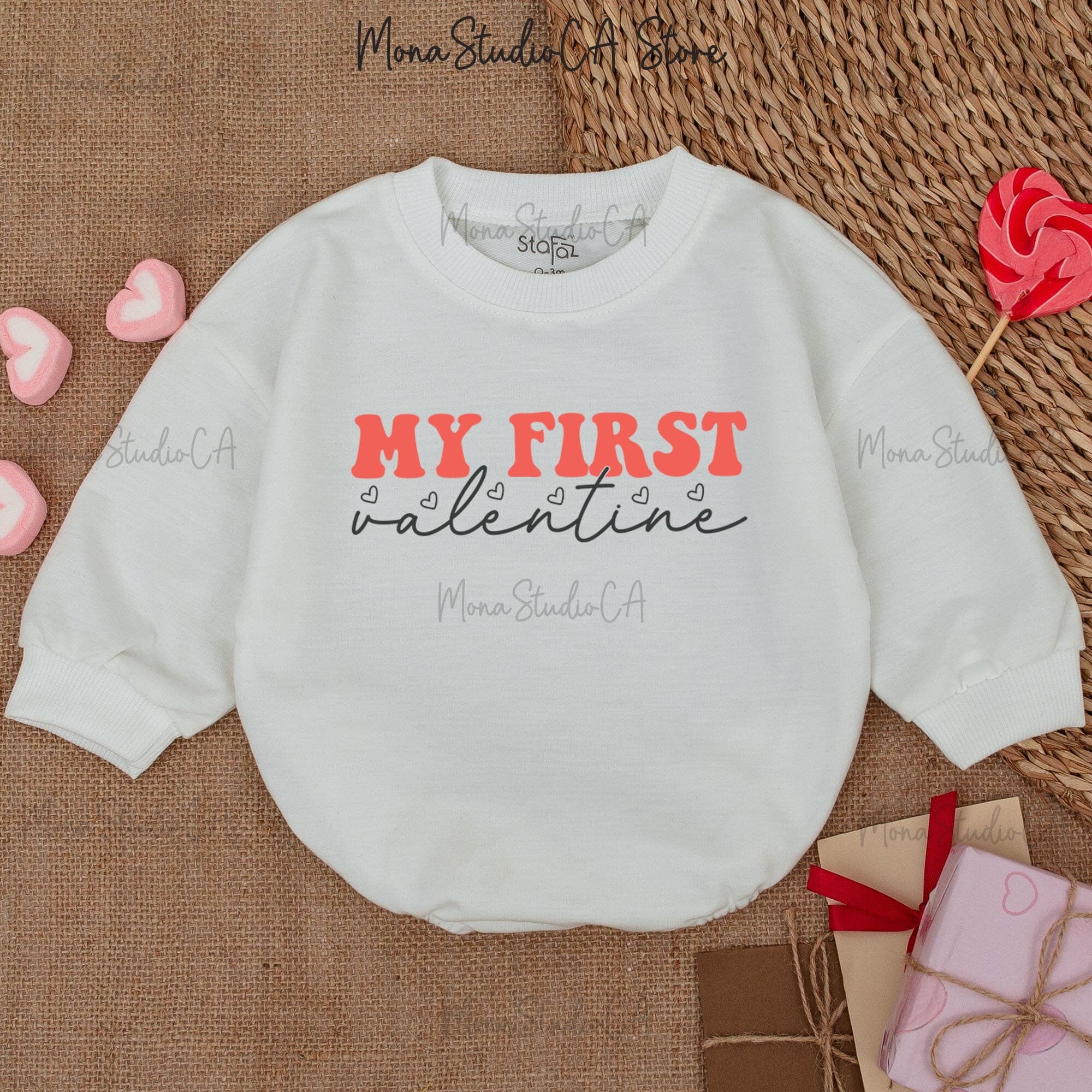 My First Valentine Baby Romper Red and Black Cute Valentines Day Outfit Soft Cotton Infant Girl Bodysuit Holiday Celebration Apparel