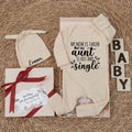 My Mom Is Taken but Hot Aunt Bodysuit Funny Baby Outfit Gift for New Auntie Soft Cotton Newborn Clothes Personalized Toddler Apparel