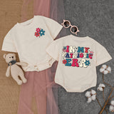 In My Patriotic Era Baby Romper Fourth of July Retro Style Soft Cotton Infant Outfit for Fourth of July Party Comfortable Cute Design