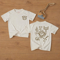 Noah's First Down Football Baby Romper with Custom Name, Sports-Themed Birthday Outfit for Toddlers, Personalized Milestone Gift