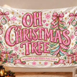 Oh Christmas Tree Sweatshirt Family Matching Outfits, Buy 4 Item Get 1 Free Banner 40x30 inch