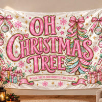 Oh Christmas Tree Sweatshirt Family Matching Outfits, Buy 4 Item Get 1 Free Banner 40x30 inch