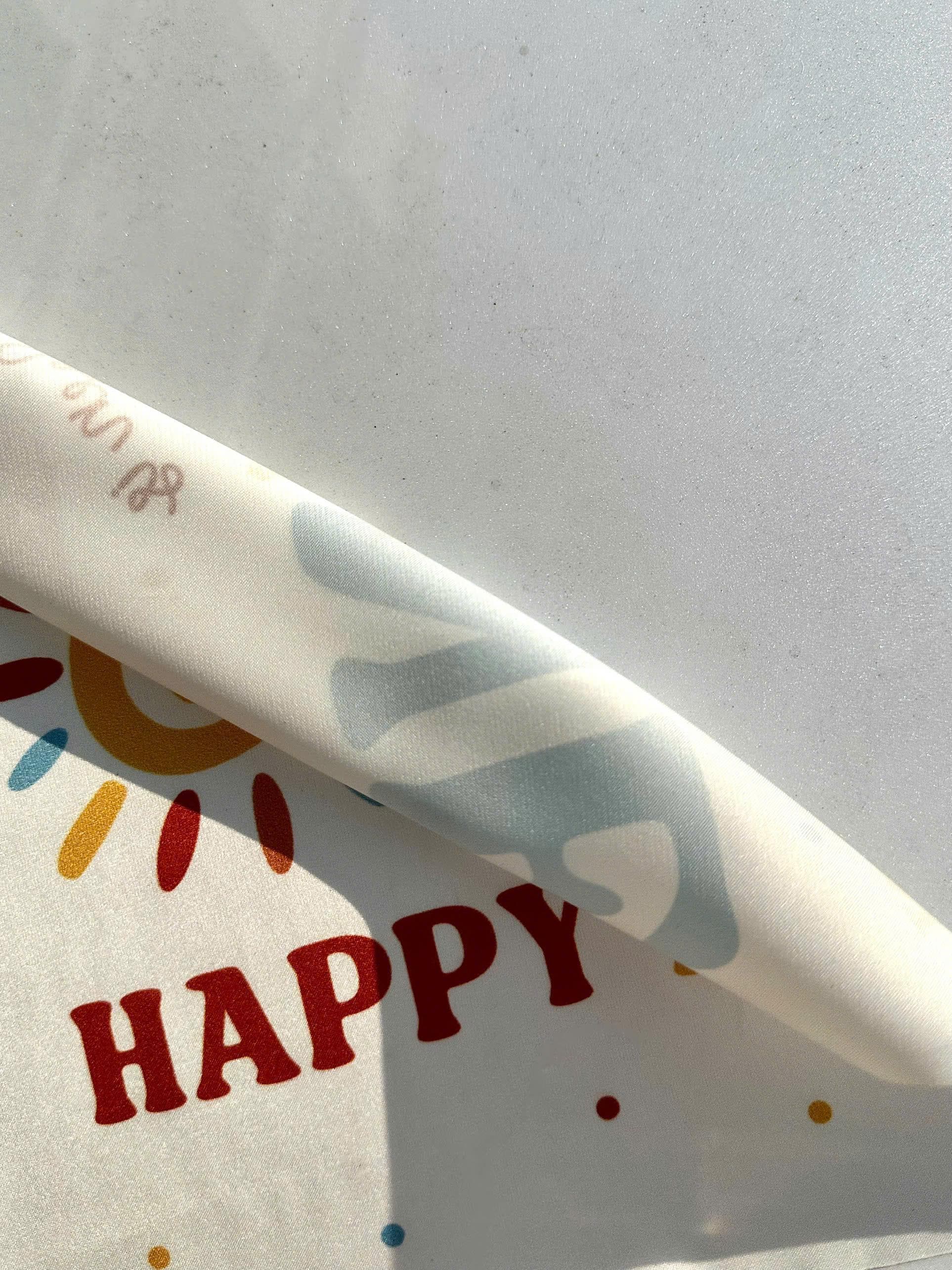 One Happy Boy First Birthday Banner Personalized Party Backdrop Custom Name Sunshine Design with Polka Dots Baby Toddler Celebration Decor
