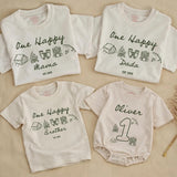 One Happy Camper First Birthday Shirt, Family Matching Camping Outfit