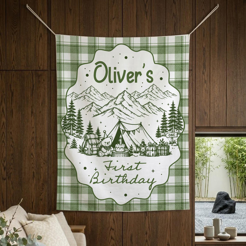 One Happy Camper First Birthday Shirt, Family Matching Camping Outfit