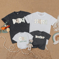 One Lucky Duck Birthday Shirt with Matching Family Outfit Theme, Personalized 1st Birthday Toddler Romper, Mom Dad Sister Baby Gift