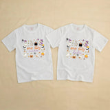 One Silly Goose Halloween Family Shirts with Custom Names, Matching Witchy Goose Outfits for Parents, Kids, and Babies