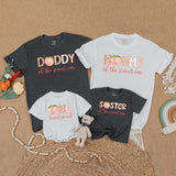 One Sweet Peach Family Matching Shirts for First Birthday Celebration Soft Cotton Customizable Outfit with Peach Graphic Design