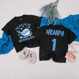 Oneder the Sea Birthday Shirt for Baby or Toddler, Ocean Animals 1st Birthday Outfit, Sea Theme Party Tee, Custom Name Gift for Boys or Girls