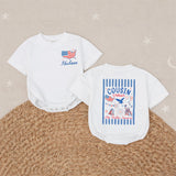 Personalized 4th of July Cousin Crew Shirts Custom Name Patriotic Family Matching Tee USA Red White Blue Outfit for Kids and Adults