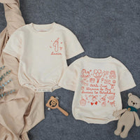 Personalized Baby Girl 1st Birthday Romper, Girls Just Wanna Be One Outfit, Custom Name Soft Cotton Short/Long Sleeve Baby Bodysuit