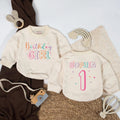 Personalized Baby Girl First Birthday Romper with Name and Age, Birthday Girl Outfit for Cake Smash, Colorful Confetti Design 1st Milestone Gift