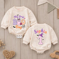 Personalized Baby Girl Halloween Romper with My First Boo Day Design, Soft Cotton Outfit for First Birthday or Fall Celebrations