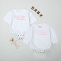 Personalized Baby Girl Romper with Pink Floral Name Custom Bodysuit Sweet Coming Home Outfit Soft Cotton Baby Shower Gift Clothes