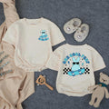 Personalized Baby Romper with 'One Cool Peep' Bunny Artwork, Soft Cotton Bodysuit for Easter, First Birthday, Toddler Milestone Outfit