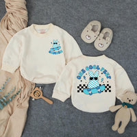 Personalized Baby Romper with 'One Cool Peep' Bunny Artwork, Soft Cotton Bodysuit for Easter, First Birthday, Toddler Milestone Outfit