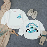 Personalized Baby Romper with 'One Cool Peep' Bunny Artwork, Soft Cotton Bodysuit for Easter, First Birthday, Toddler Milestone Outfit