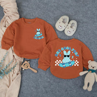Personalized Baby Romper with 'One Cool Peep' Bunny Artwork, Soft Cotton Bodysuit for Easter, First Birthday, Toddler Milestone Outfit
