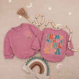 Personalized Baby Romper with Pink Daisy and Emily Name, Cute In My Mama's Girl Era Outfit for Newborns, Gift for Mother's Day or Birthday