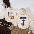 Personalized Baseball First Birthday Romper with Play Ball Design Soft Cotton Baby Outfit Navy Blue Sports Gift for Boys or Toddlers