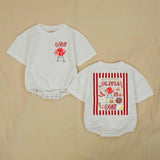 Personalized BBQ Birthday Matching Family Shirts with Red Grill Artwork, Custom Text for Baby's 1st Birthday Celebration Outfit