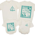 Personalized Beach Crew Shirt with Sandcastle and Miami 2026 Design, Custom Family Vacation Tee, Matching Summer Outfits, Baby Rompers