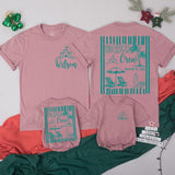 Personalized Beach Crew Shirt with Sandcastle and Miami 2026 Design, Custom Family Vacation Tee, Matching Summer Outfits, Baby Rompers