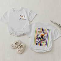 Personalized Boho Ghost Cousin Crew Halloween Shirts for Babies, Kids, and Adults - Matching Family Outfits in Soft Cotton for Fall