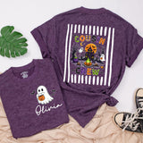 Personalized Boho Ghost Cousin Crew Halloween Shirts for Babies, Kids, and Adults - Matching Family Outfits in Soft Cotton for Fall