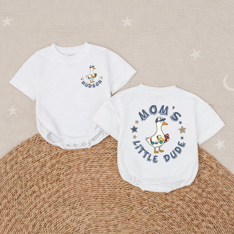 Personalized Boy Mom Shirt with Goose Design Outnumbered by Boys Matching Mom and Son Outfits Nostalgic Vintage Style Cotton Gift