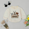 Personalized Camo Baby Romper with Deer Duck Turkey Design Hunting Outfit for Boys Soft Cotton Custom Name Outdoorsy Baby Gift