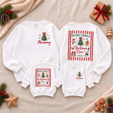 Personalized Christmas Crew Family Sweatshirt 2026, Custom Family Name Christmas Shirt, Mommy Baby Matching Holiday Outfit, Baby Romper