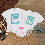 Personalized Cousin Crew Shirts for Baby, Toddler, and Kids - Matching Family Outfits with Custom Name, Soft Cotton for Reunions & Holidays