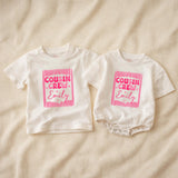 Personalized Cousin Crew Shirts for Baby, Toddler, and Kids - Matching Family Outfits with Custom Name, Soft Cotton for Reunions & Holidays